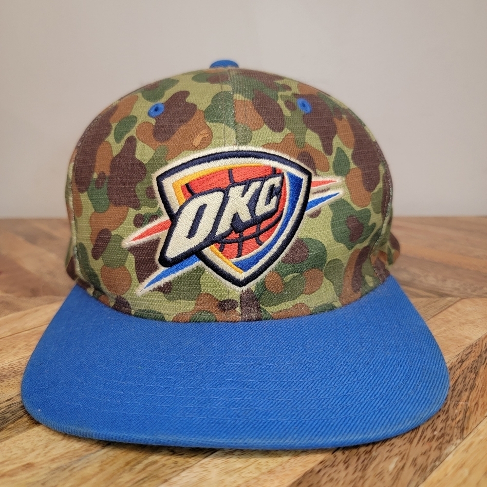 Mitchell & Ness Golden State Warriors Camouflage Camo TC Visor VQ76Z Hat